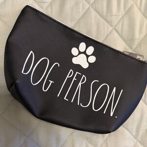 Dog Person Black Pouch